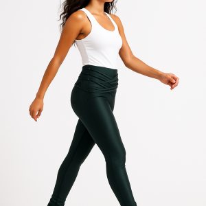 pantalón prada pretina cruzada con botones